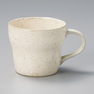 Mino ware Japanese Ceramic Mug Coffee cup White Unofu Lightweight Earthenware