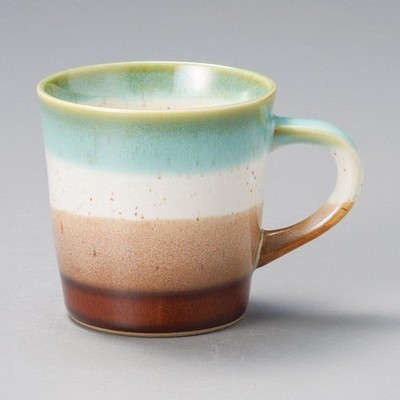 Mino ware Japanese Ceramic Mug Coffee Tea cup Horizon Mug – Green Japan