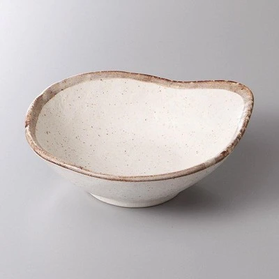 Mino Ware White Karatsu Style Tonsui Bowl Japanese Hot Pot Serving Dish Japan