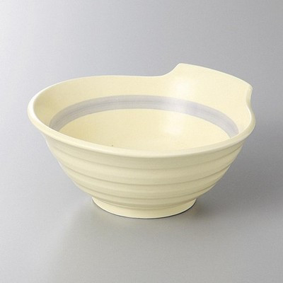 Japanese Seto Yellow Ceramic Tonsui Bowl Hot Pot Dipping Sauce Dish 12cm