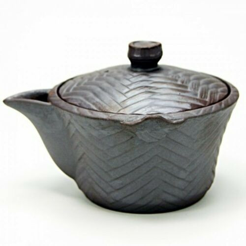 Hohin Kyusu Banko yaki Sencha Japanese ceramic tea pot 200ml Ajiro Japan