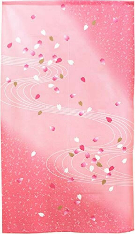 Noren Hanging curtain Door Home Decor Flower Cherry blossom Pink Made in japan