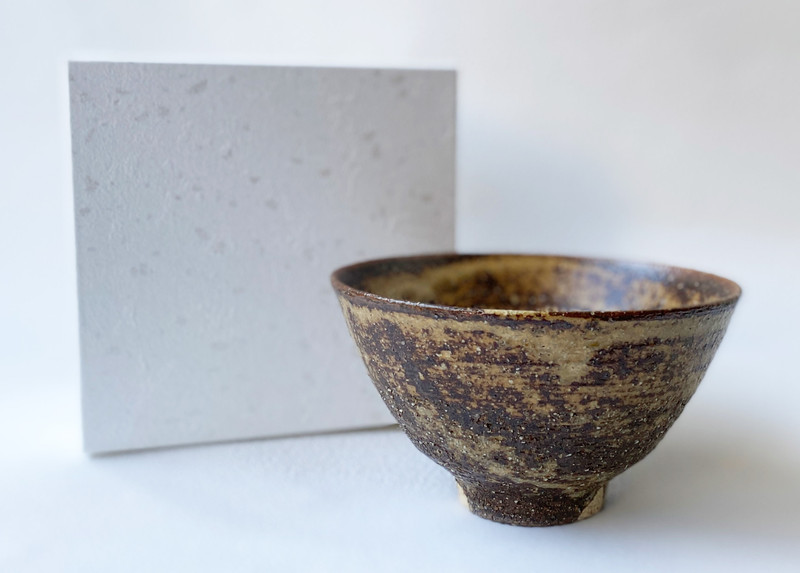 Guinomi Sake cup Kyo Kiyomizu yaki ware Handcraft Japan Irabo Pottery Wabisabi