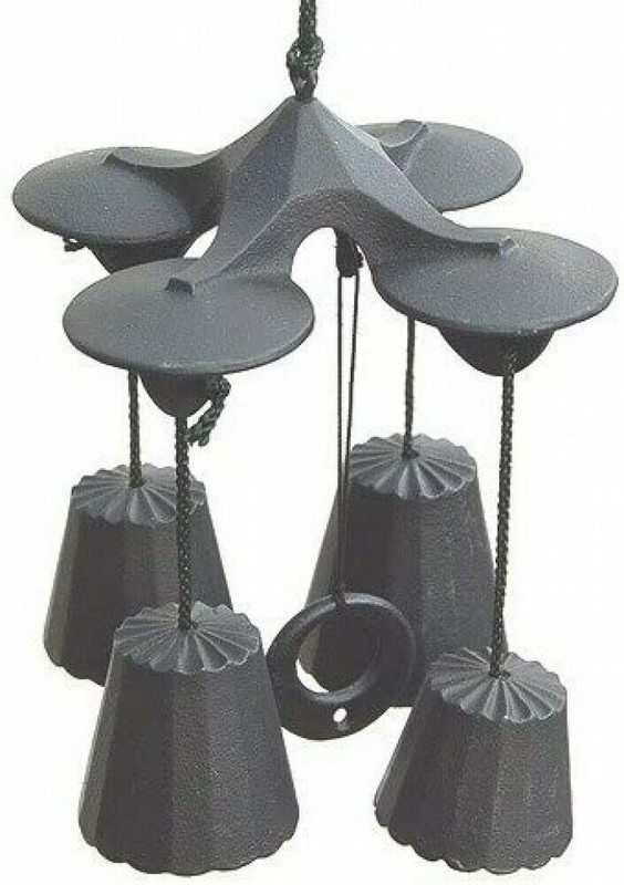Furin Wind Chime Bell Nanbu Cast Iron Handcraft Quartet 4 bells Made in Japan