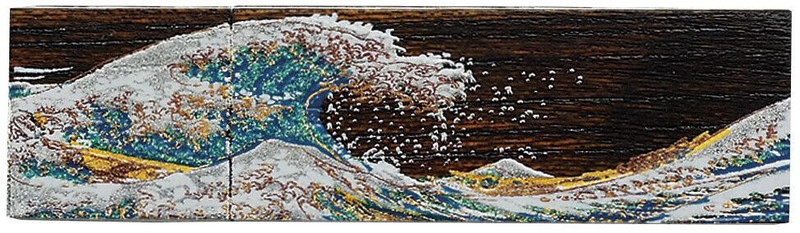 Yamanaka Urushi Lacquerware USB Drive Memory Stick 4GB Handcraft Fuji Wave Japan