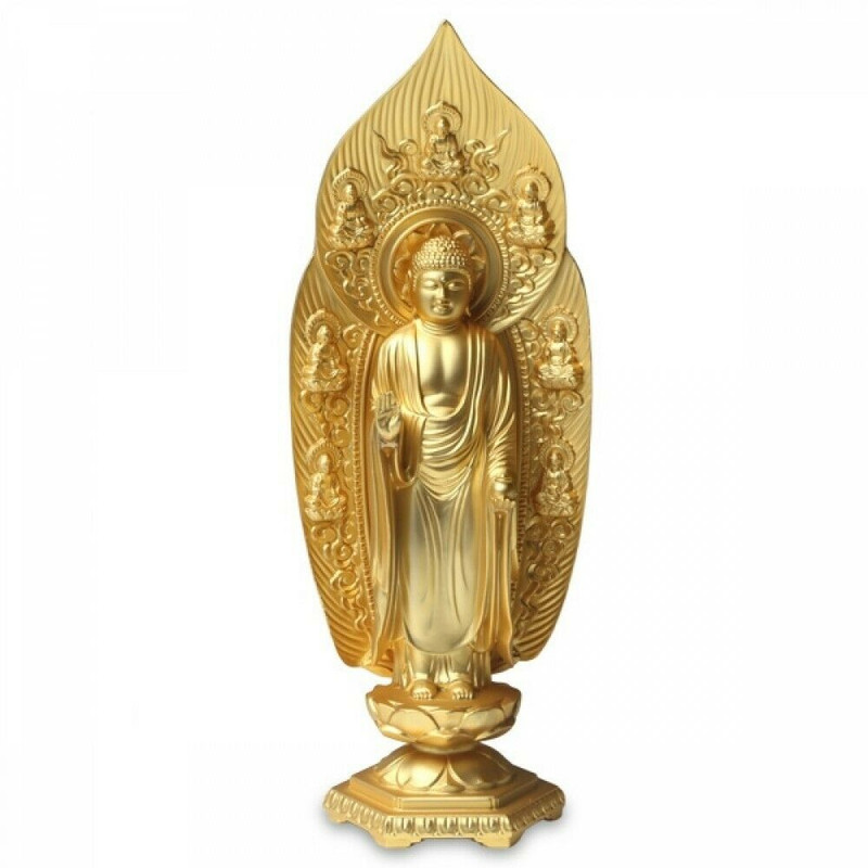 Yakushi Nyorai Bhaisajyaguru Japanese Buddha statue Standing Takaoka Japan