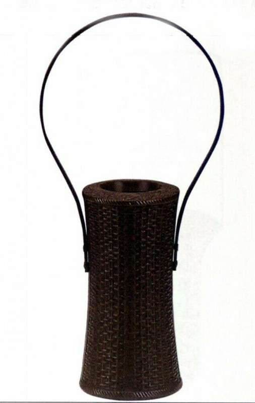 Kaki Japanese Metal Flower pot Ajiro Bronze Zuiho Ikebana Handcraft Japan