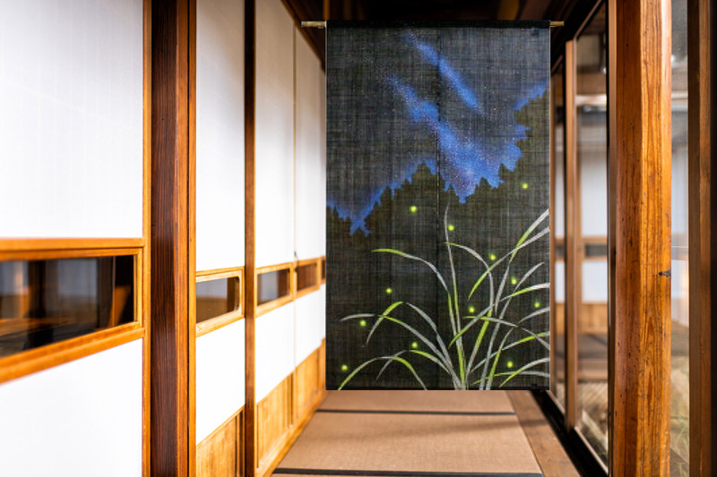 Kyoto Noren Japanese Door Curtain 150x88cm Milkyway Amanogawa Summer Japan