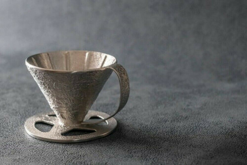 Takaoka Tin ware Japanese Pour over Coffee Dripper Handcraft Japan
