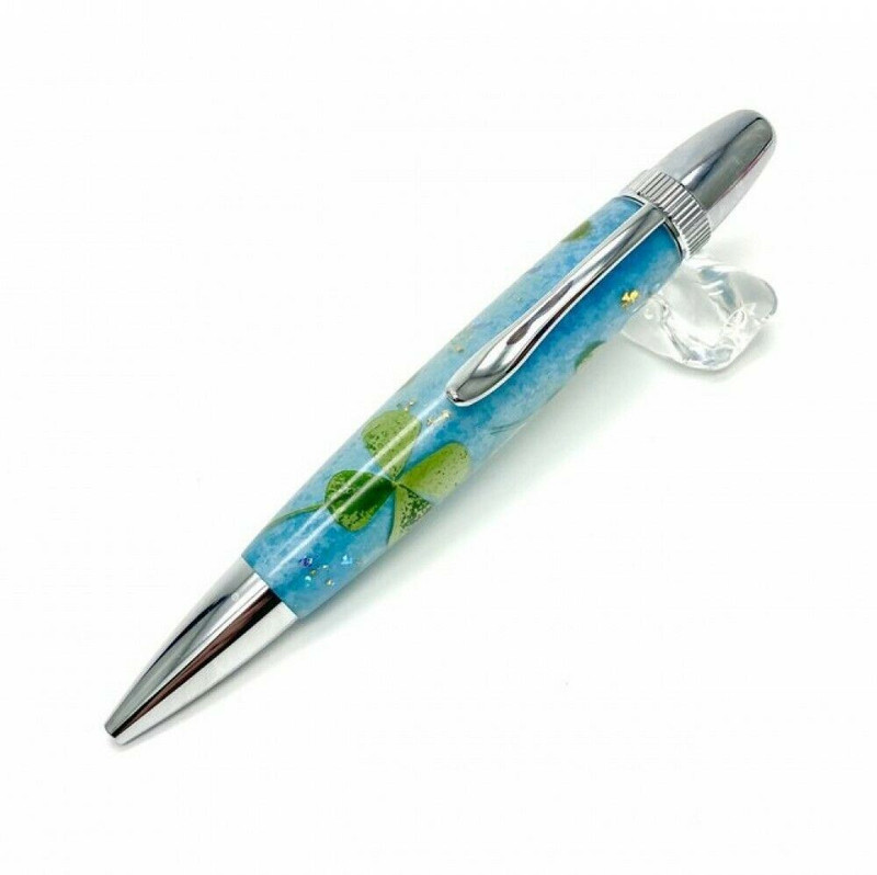 Gifu Oshibana Flower Pen Japanese Ballpoint pen CLOVER Handcraft Japan