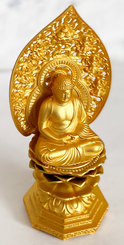 Shaka Nyorai Shakyamuni Japanese Buddha statue Takaoka Japan