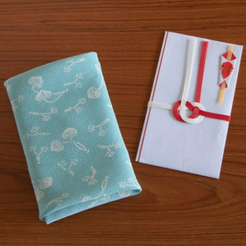 Kyoto Furosiki Japanese Wrapping Cloth Pure Silk Karacho woven Futaba Aoi