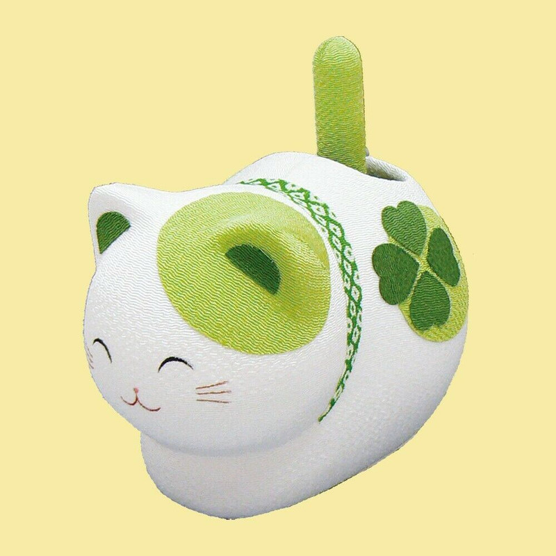JapanBargain Japanese Ceramic Maneki Neko Lucky Cat Coin Bank Different Color EB