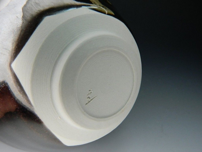 Chawan Japanese green tea bowl Kiyomizu ware Yuteki Tenmoku Fukurin GinTeiichi