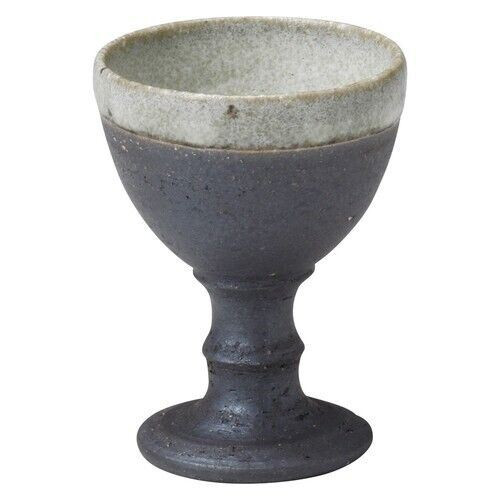 Shigaraki yaki ware Japanese pottery Sake cup Guinomi Takatsuki Hisui Yohen