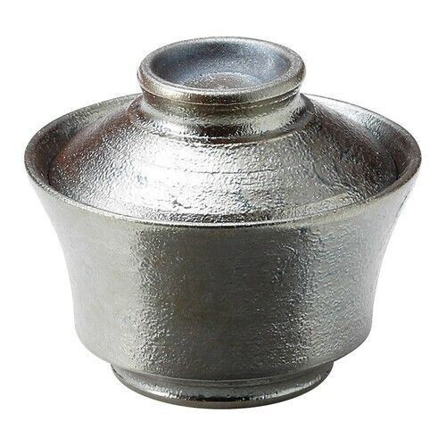 Shigaraki yaki ware Japanese pottery Koduke Kobachi w/lid Tsukikage Moonlight