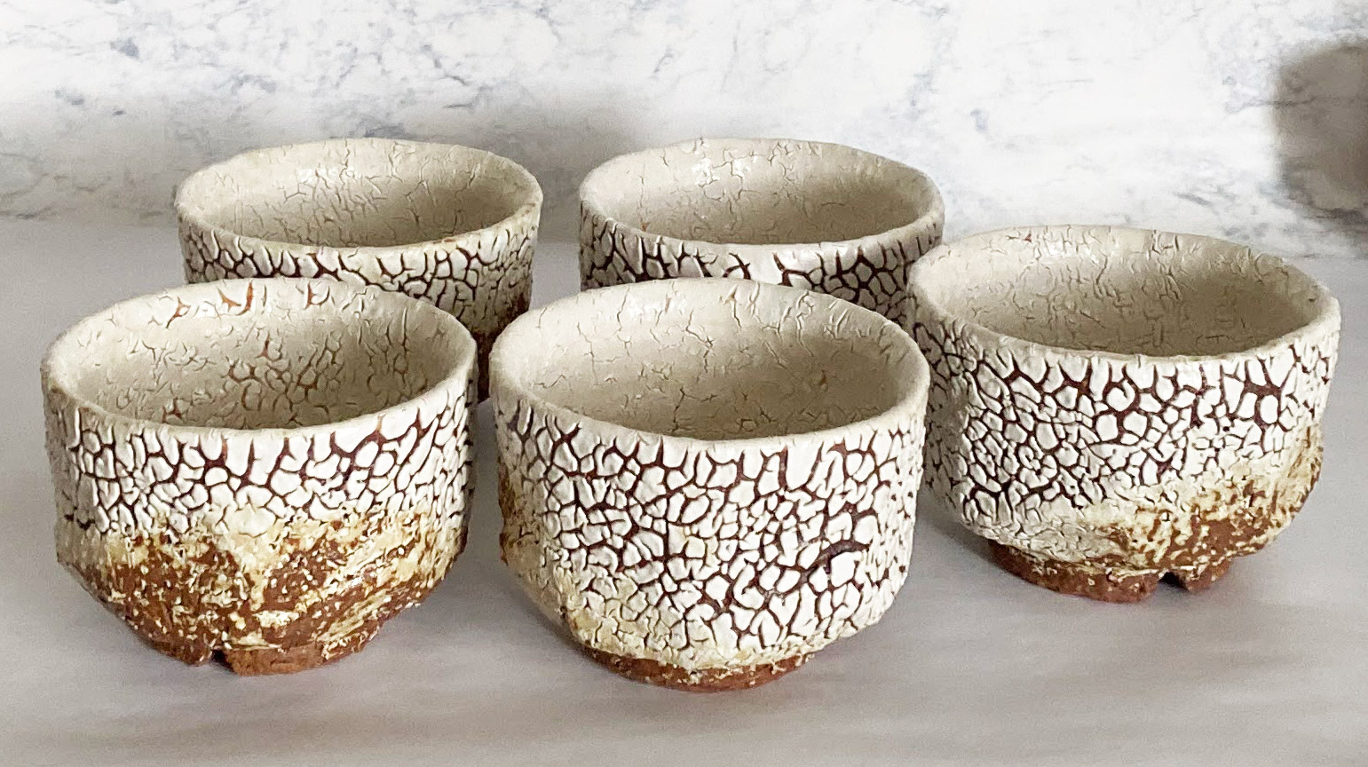 Hagi yaki pottery Kumidashi Yunomi Japanese tea cup Kairagi muffle