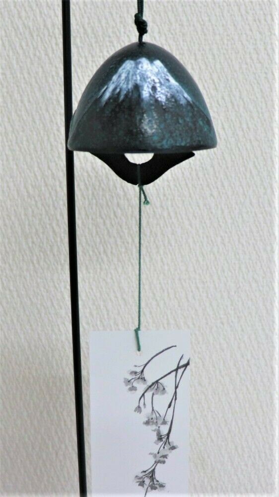 Furin Japanese wind chime Bell Nanbu Cast Iron Snow Mountain