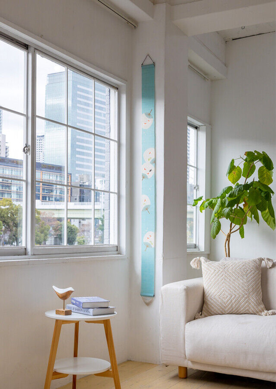 Japanese Summer Decor: “Indigo, Breeze & Chime” — Noren, Wind Chimes, and Uchiwa Tapestries