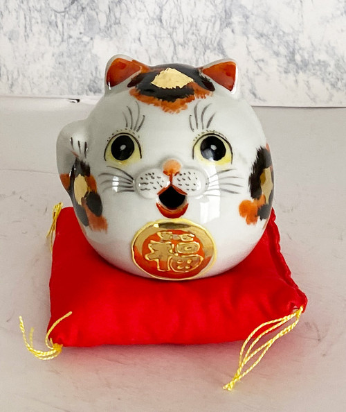 Tokoname Maneki neko Gold Japanese Lucky cat Piggy bank any size Made in  Japan - Manekineko Ai