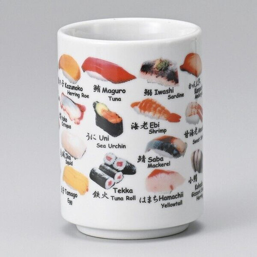 Tasse à Thé Japonaise Yunomi – Mino – Rouge – Grande Taille – Fait Main