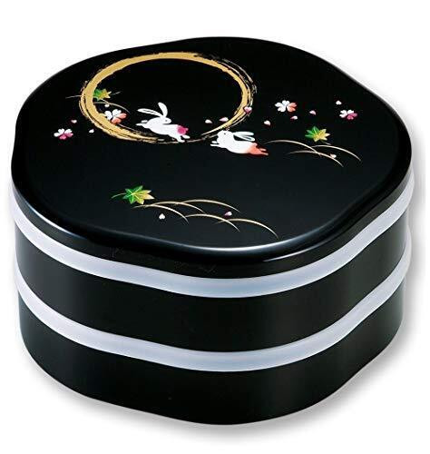 Japanese Ceramic Jubako box, hand painted 4 tiered Bento Stacking Lunc –  Okame Gallery