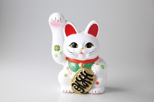 Tokoname maneki neko, clover