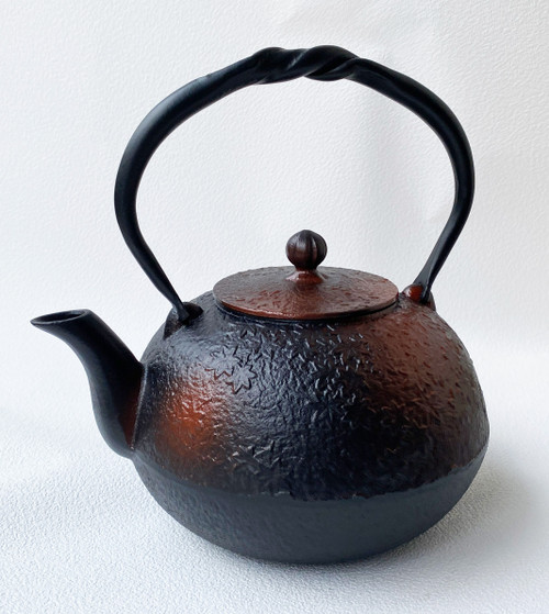 Tetsubin Japanese Tea kettle Pot Nanbu Cast Iron Kikko Pattern