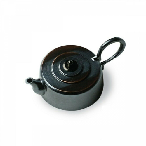 A Takaoka cast-metal suiteki water dropper for calligraphy