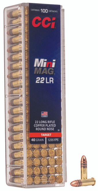 CCI Mini-Mag Target High Velocity 22LR 40gr Copper RN Ammo - CCI30 - Free Ship!