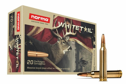 Norma Whitetail 7mm Remington Magnum 150gr PSP Hunting Ammo