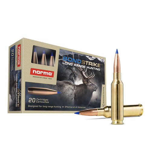 Norma Bondstrike 6.5 Creedmoor Polymer Tipped Bonded Long Range Precision Hunting Ammo.