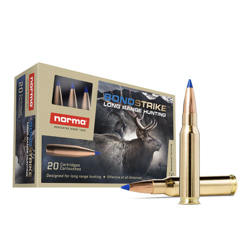 Norma Bondstrike 308 Win 180gr Bonded Polymer Tip Long Range Precision Hunting Ammo.
