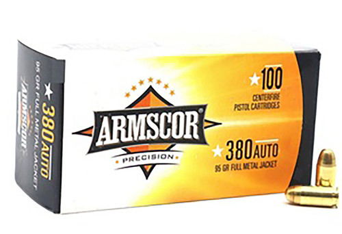 Armscor 50315 Precision Value Pack 380ACP 95gr Full Metal Jacket
