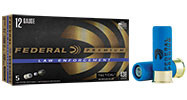 Federal  LE Tactical 12ga 2 3/4" Hydra-Shok Rifled Slug - LE127RS- Free Ship