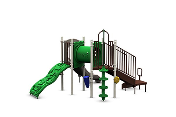 Wheelchair Accessible Playground Surface ADA Accessible Half Ramp