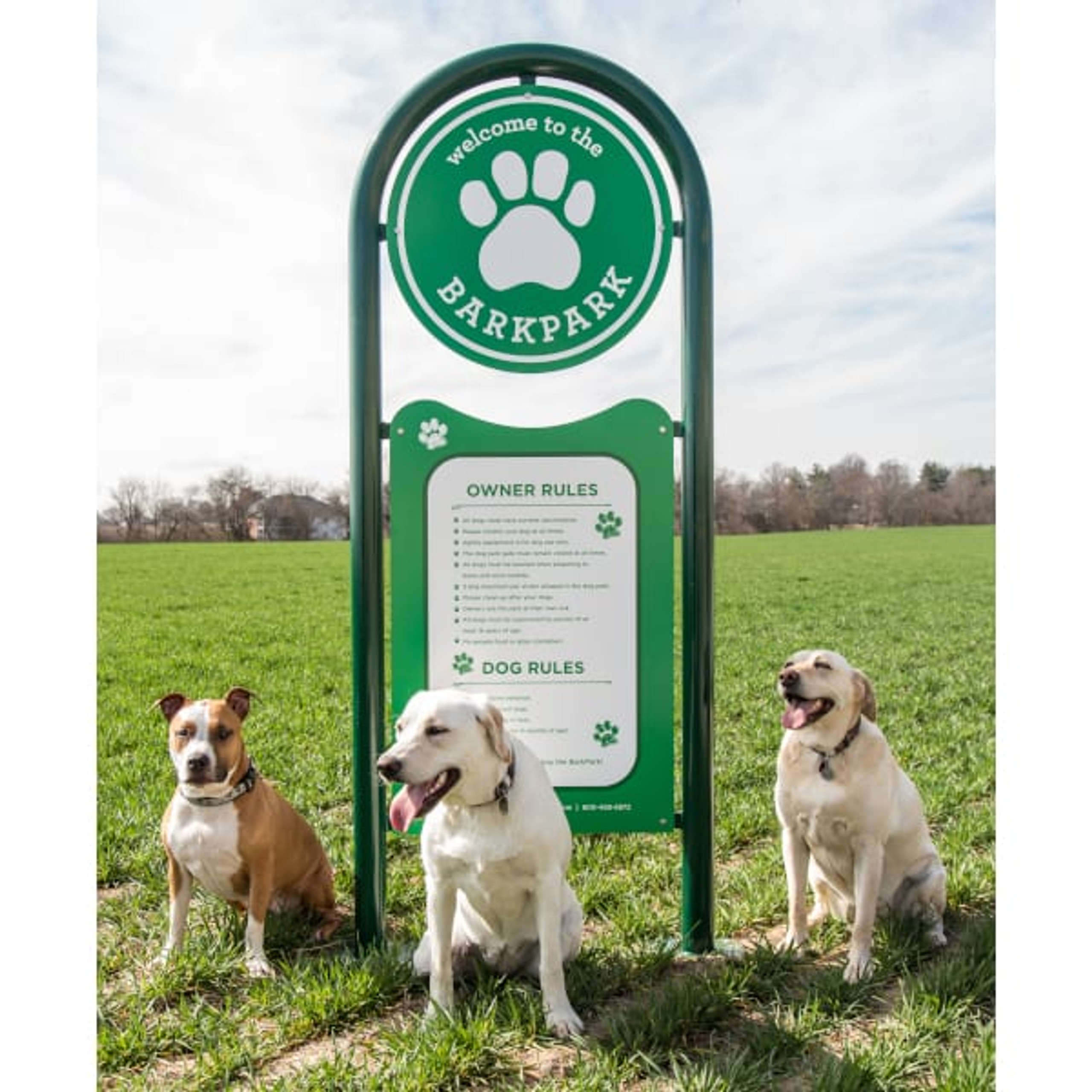 BarkPark Premium Sign