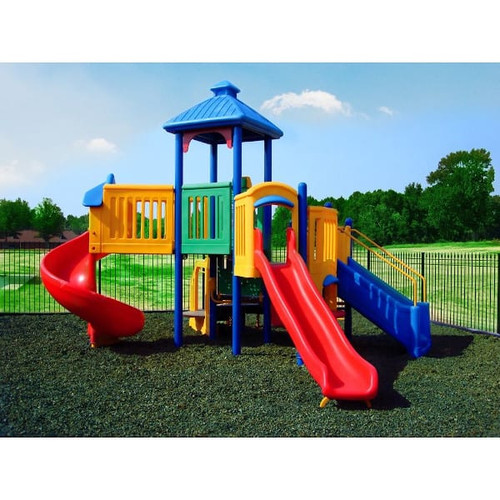 IMC Outdoor NuPlay Recycled Rubber Playground Mulch (50 Single 40 lb Bags)