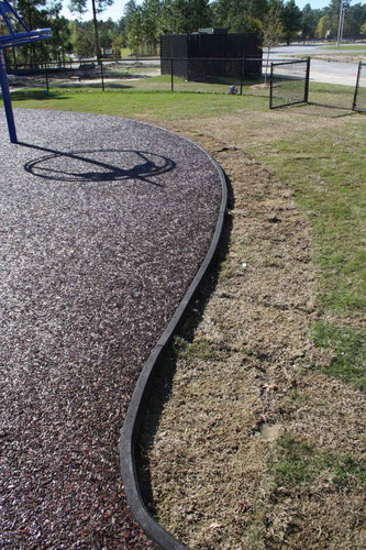 Rubber J Curb Playground Border