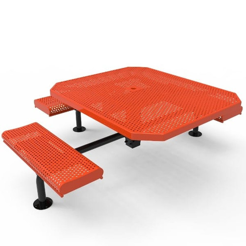 Accessible Octagon Rolled Nexus Table - 3 Seat