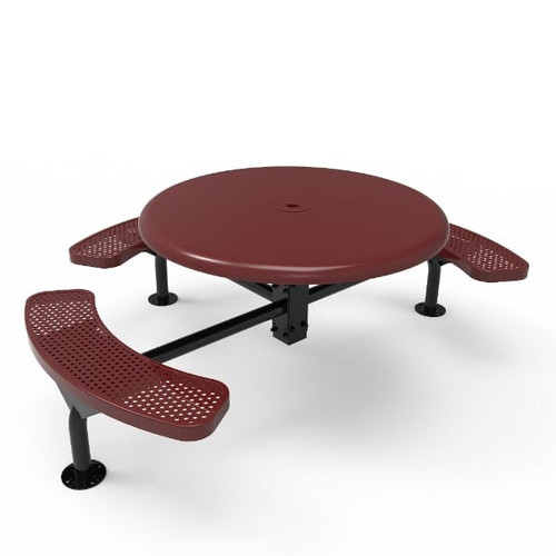 Round Solid Top Nexus Table - 3 Seat