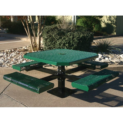 Octagon Rolled Pedestal Table