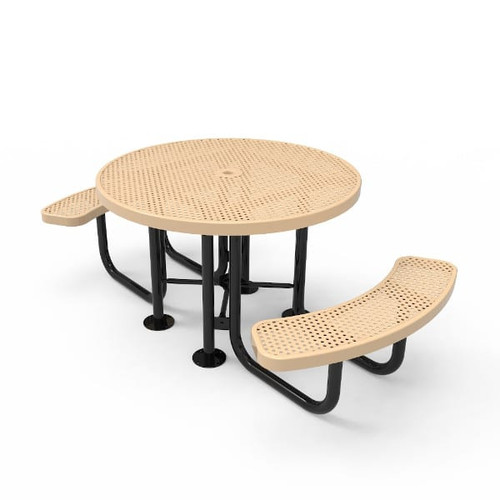 Round Standard Portable Table - 2 Seat