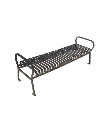 Hamilton Series Bench without Back - Steel Slats