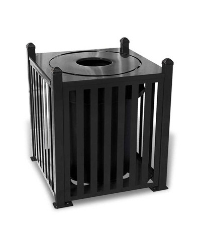 Savannah Series Trash Receptacle - Slat Pattern