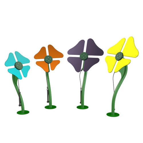 Flower Collection (includes Turquoise, Orange, Indigo, and Yellow Flowers)