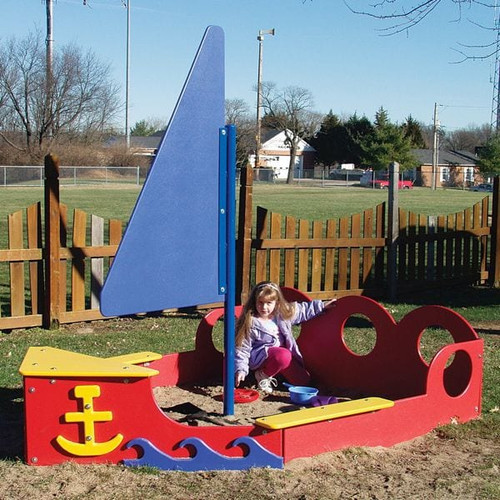 Tot Town Sailboat Sandbox