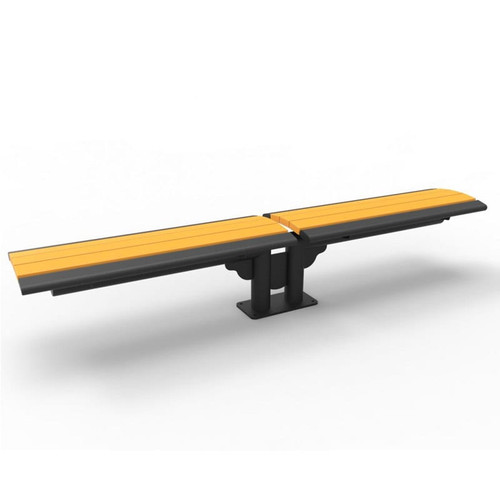 Phoenix Cantilever Bench with Recycled Plastic Slats