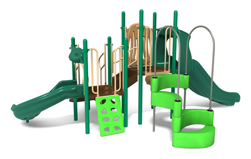 front angle - sunny days commercial playground equipment 6830-pp-qs made in america