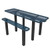Accessible Double-Sided Rectangular Independent Pedestal Table